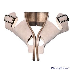 SOLE SOCIETY Tally block heel open toe shoes